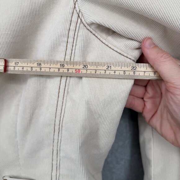 Gap Womens VTG Corduroy Blazer Jacket Size 16 Tan Western Y2K Neutral NEW - Picture 12 of 12